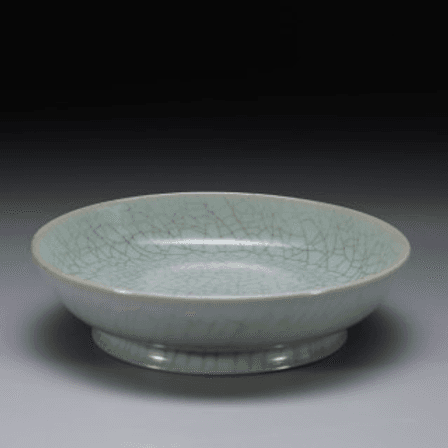 宋汝窑天青釉冰裂纹水洗